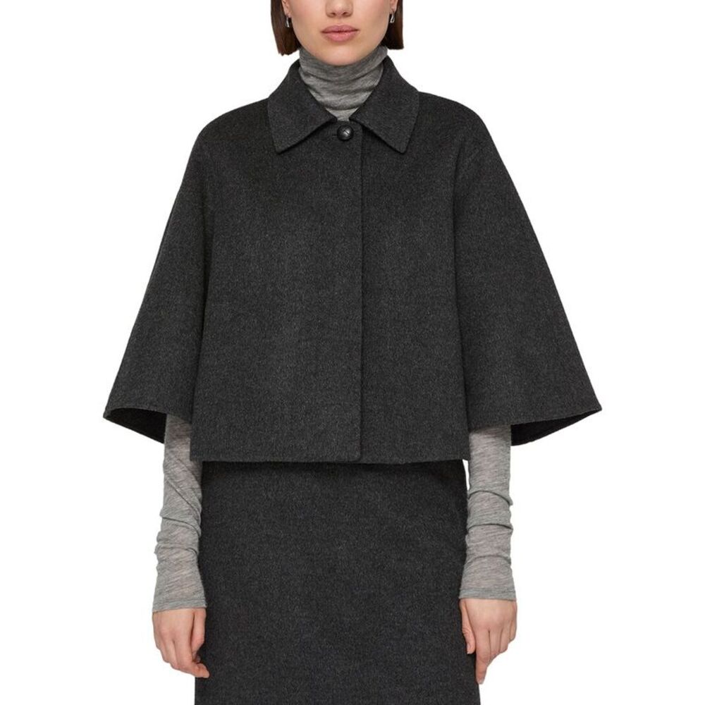Lafayette 148 New York Womens  Elbow Sleeve Cropped Wool & Cashmere-Blend Jacket